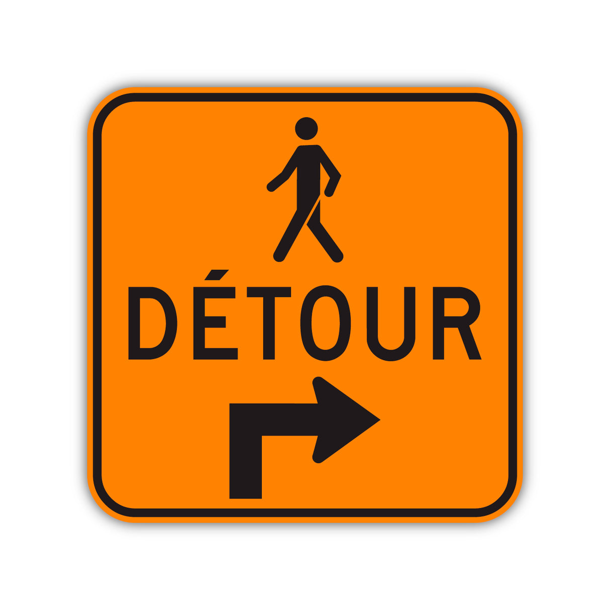 Détour pour piétons (T-90-18-D)