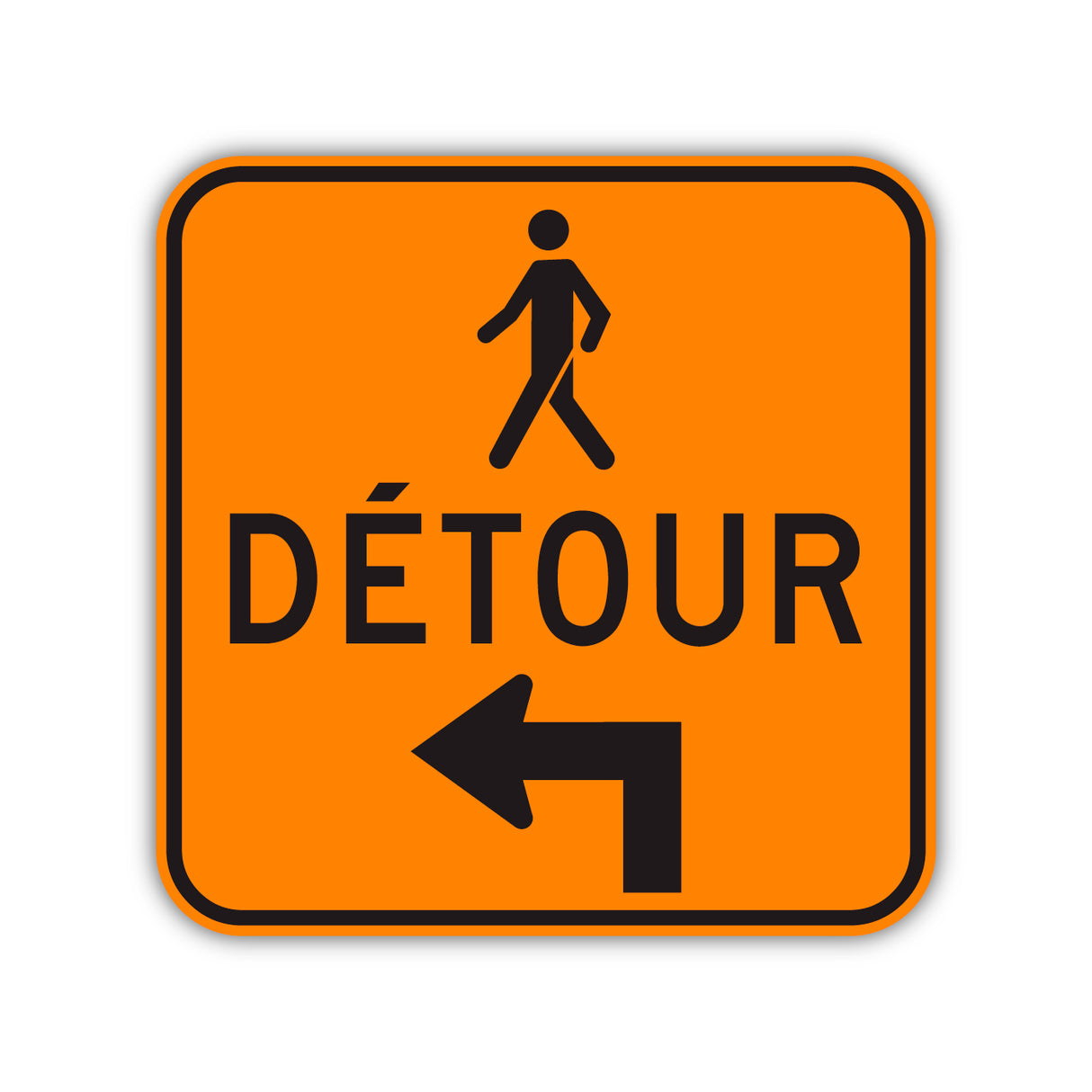 Détour pour piétons (T-90-18-G)