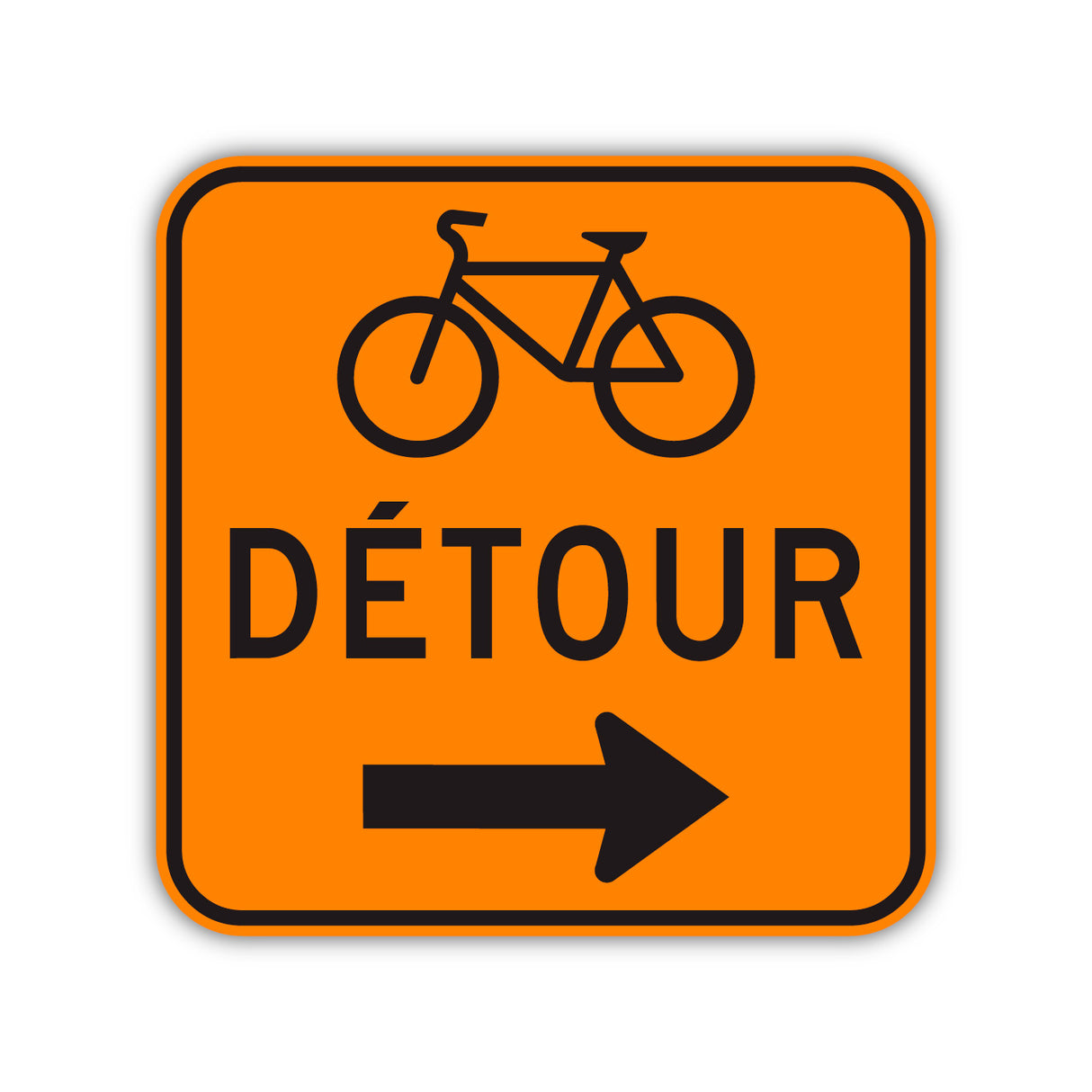 Détour pour cyclistes (T-90-6-D)