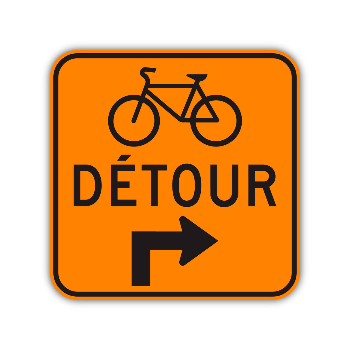 Détour pour cyclistes (T-90-8-D)