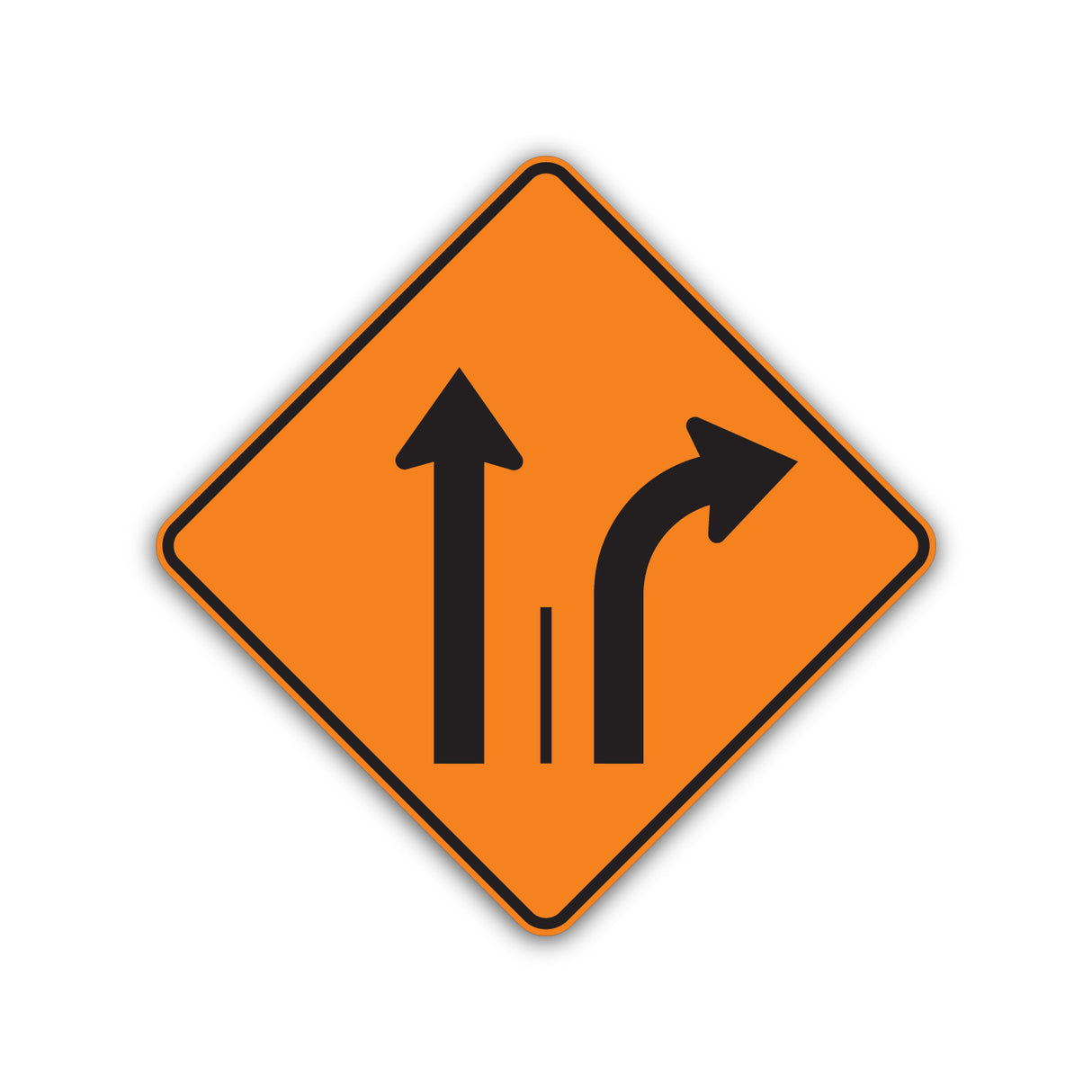 Signal avancé de direction des voies (T-D-100-6-D)