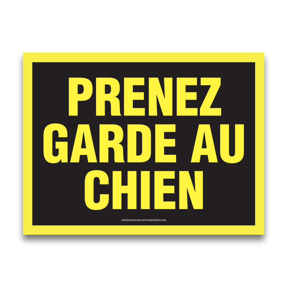 Prenez garde au chien