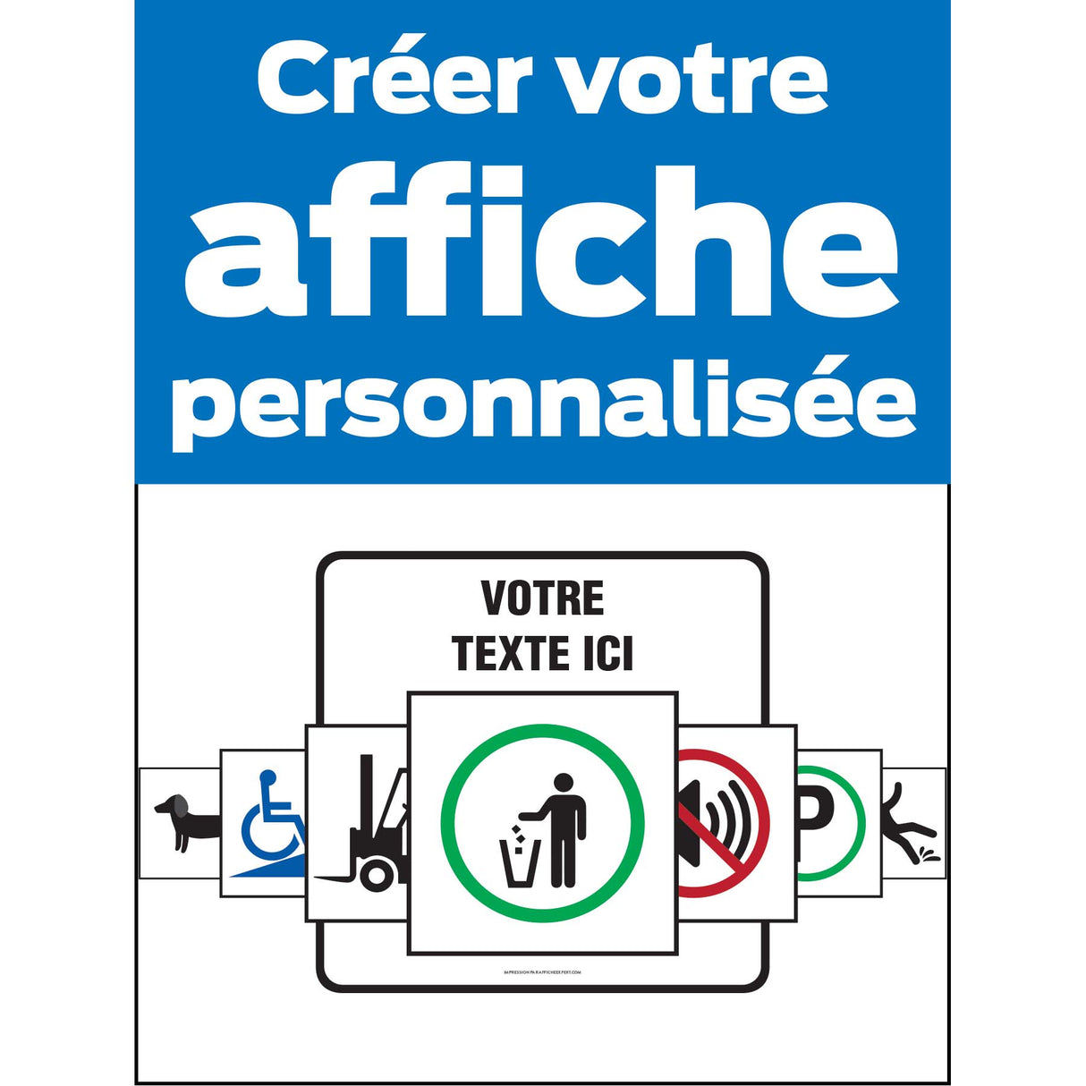 Affiche personnalisée (carré)