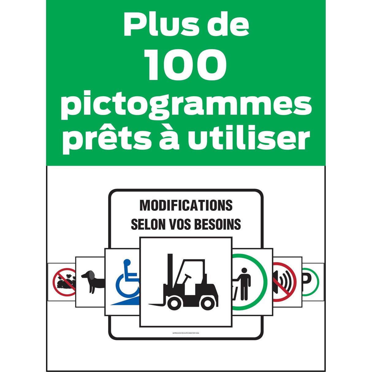 Affiche personnalisée (carré)