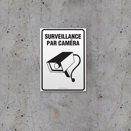 Affiche - Surveillance par caméra