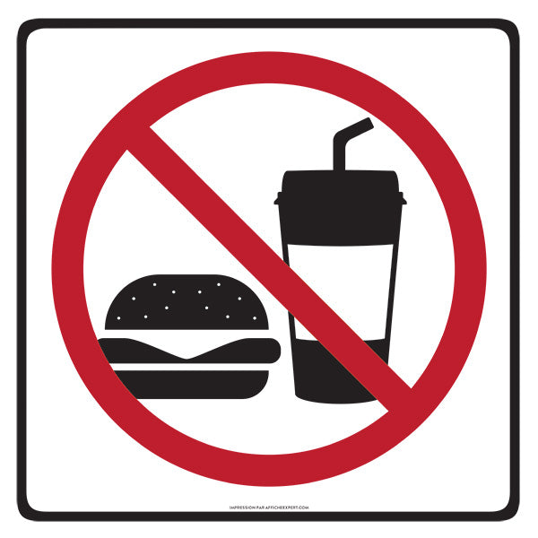 Nourritures et breuvages interdit