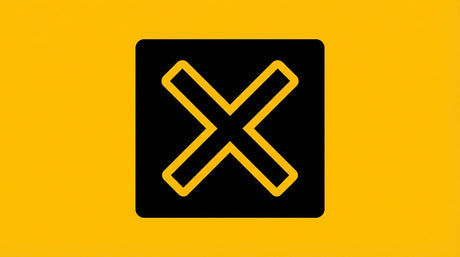 Pictogramme d'avertissement illustrant des erreurs de signalisation en milieu de travail