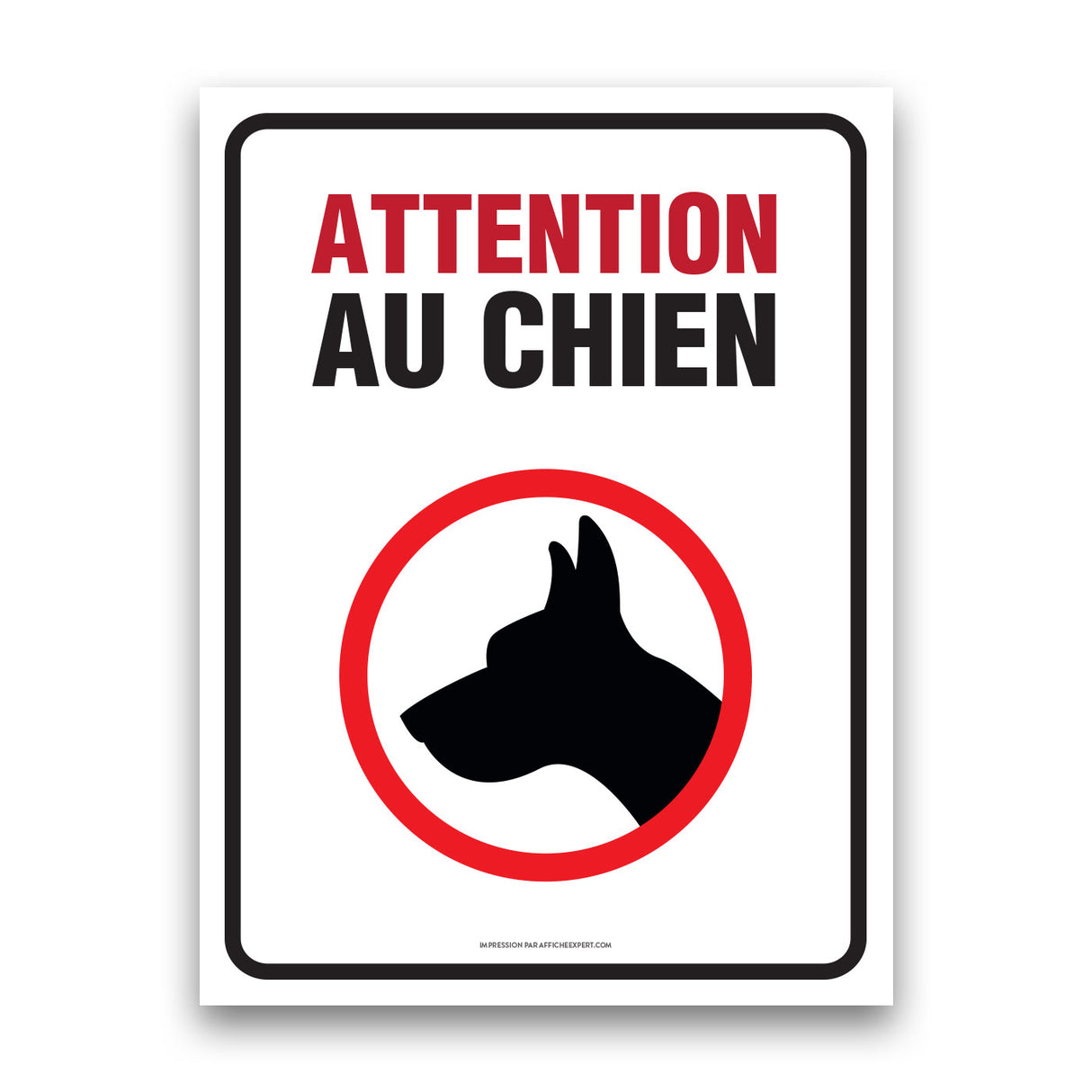 Attention au chien