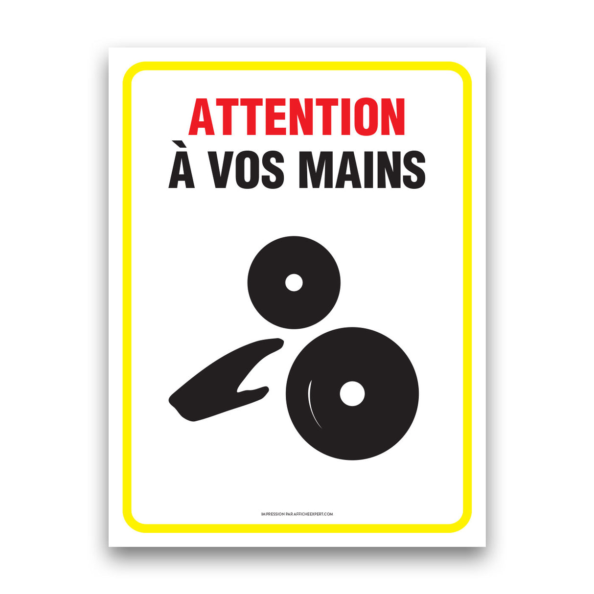 Attention à vos mains