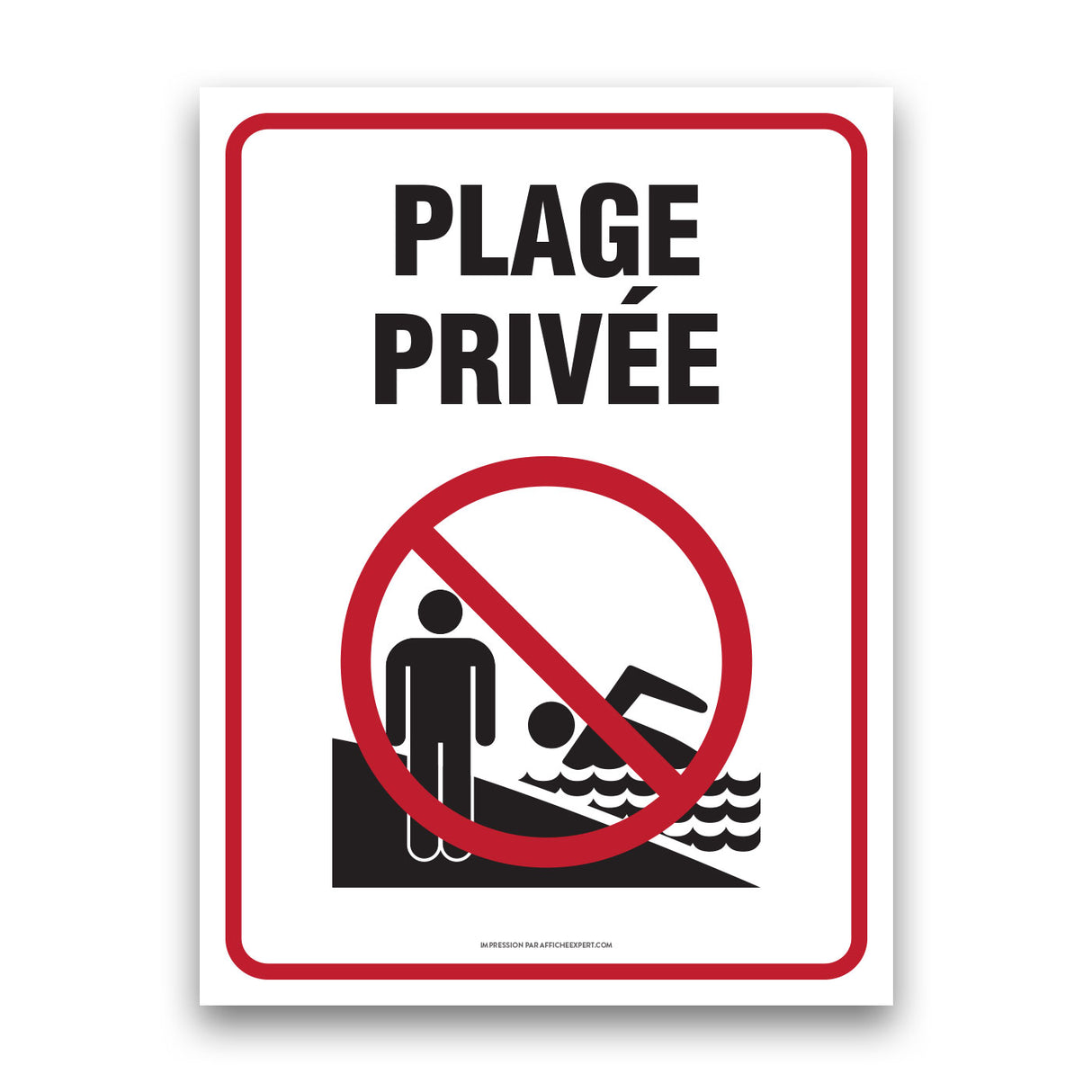 Plage privée