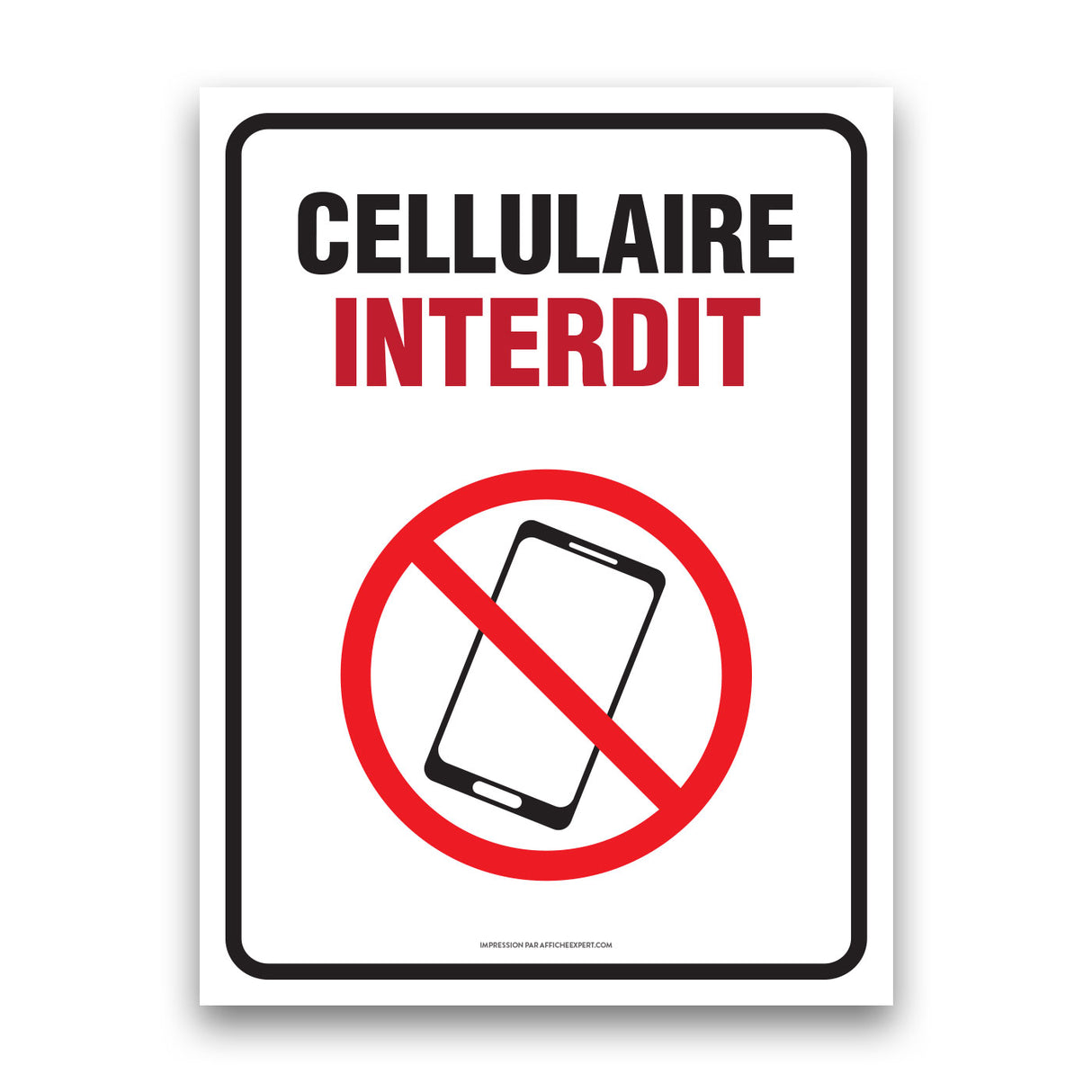 Cellulaire interdit