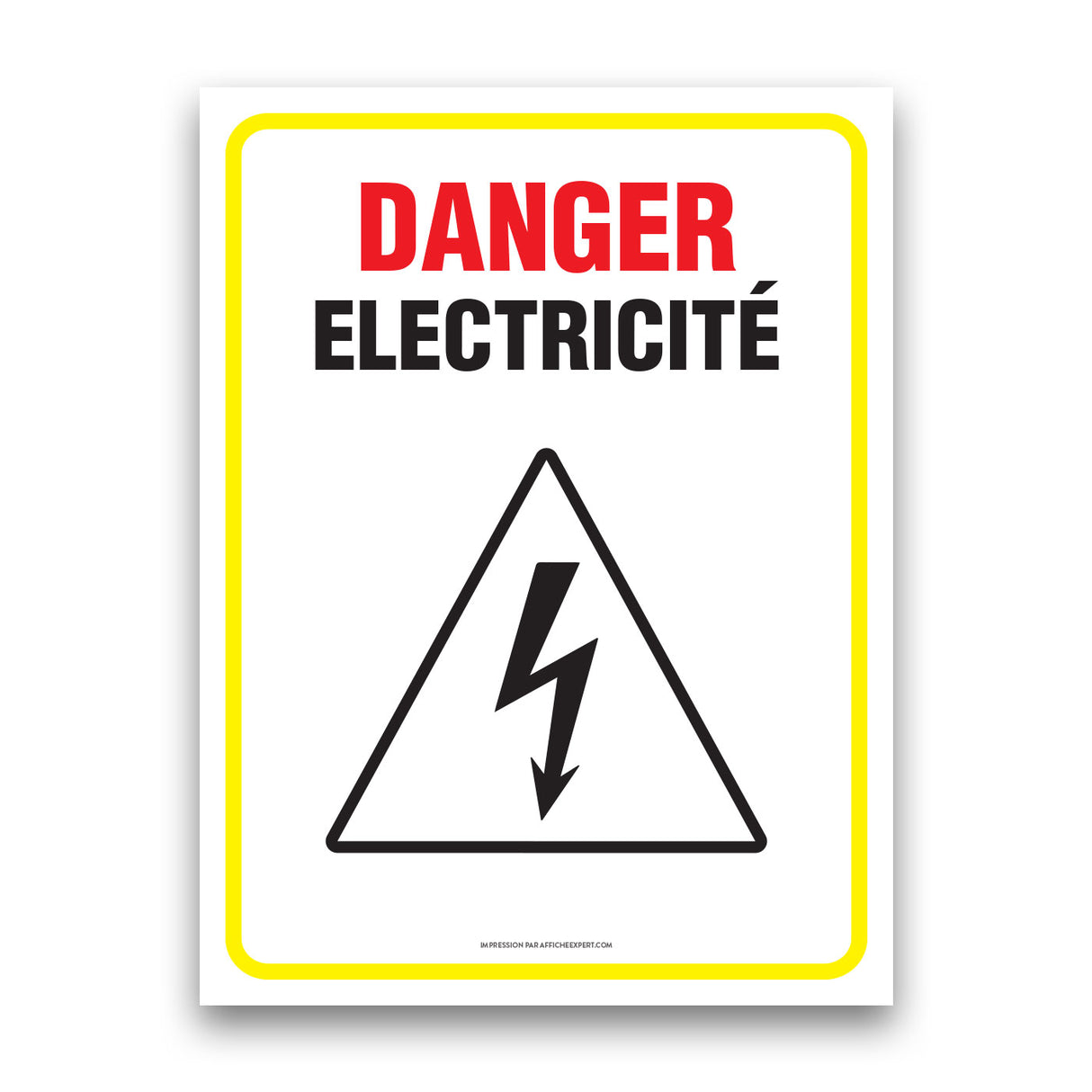 Danger electricité