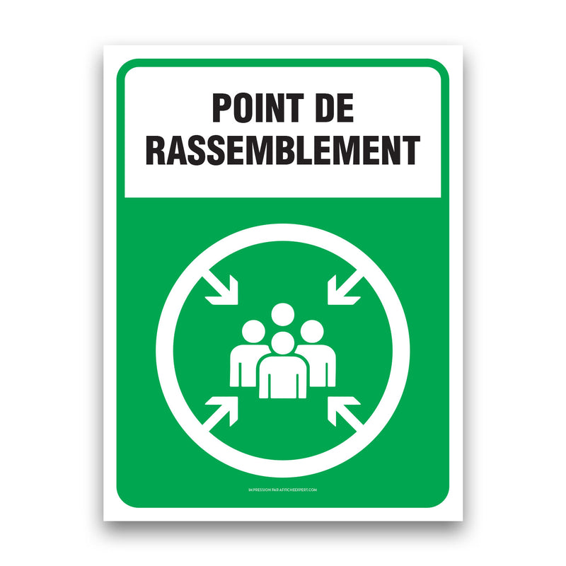Affiche - Point de rassemblement – Affiche Expert