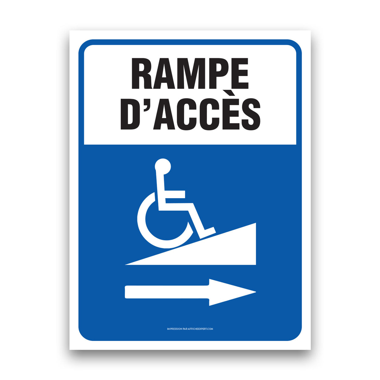 Rampe d'accès - Mobilité réduite