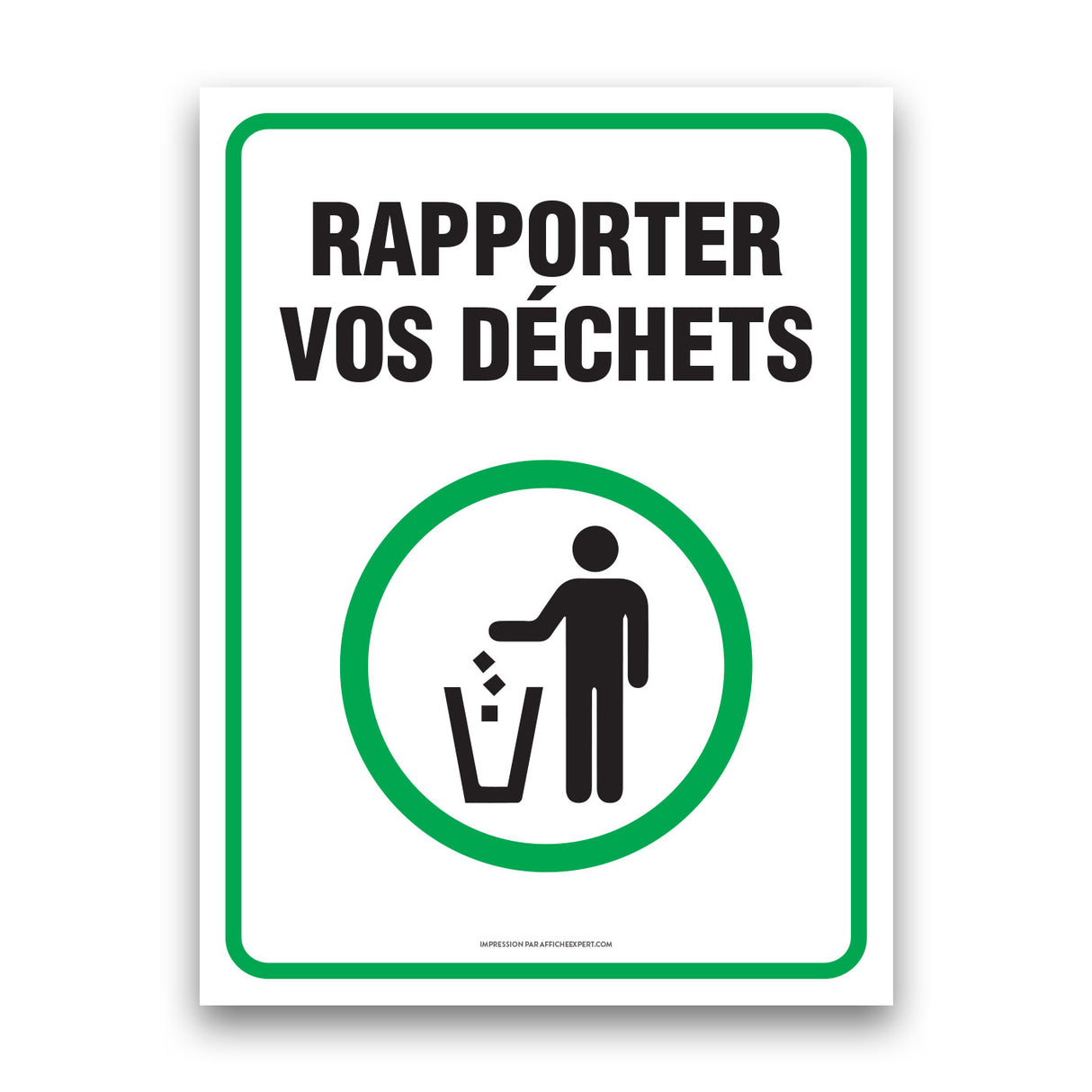 Rapporter vos déchets