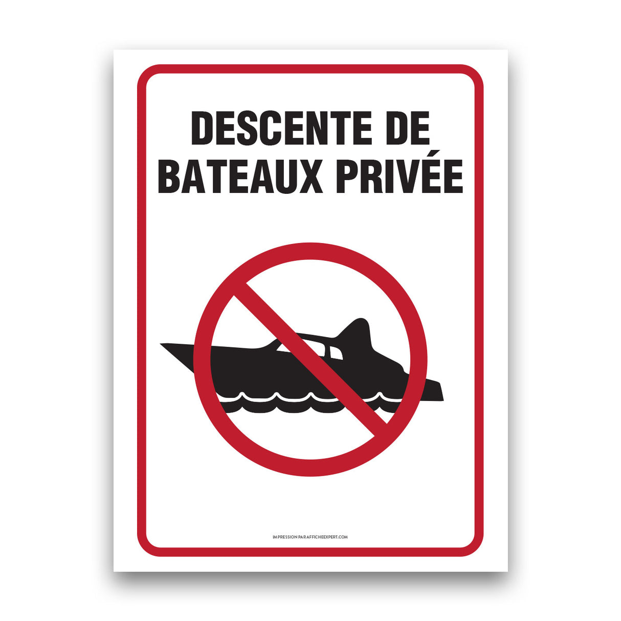 Descente de bateaux privée