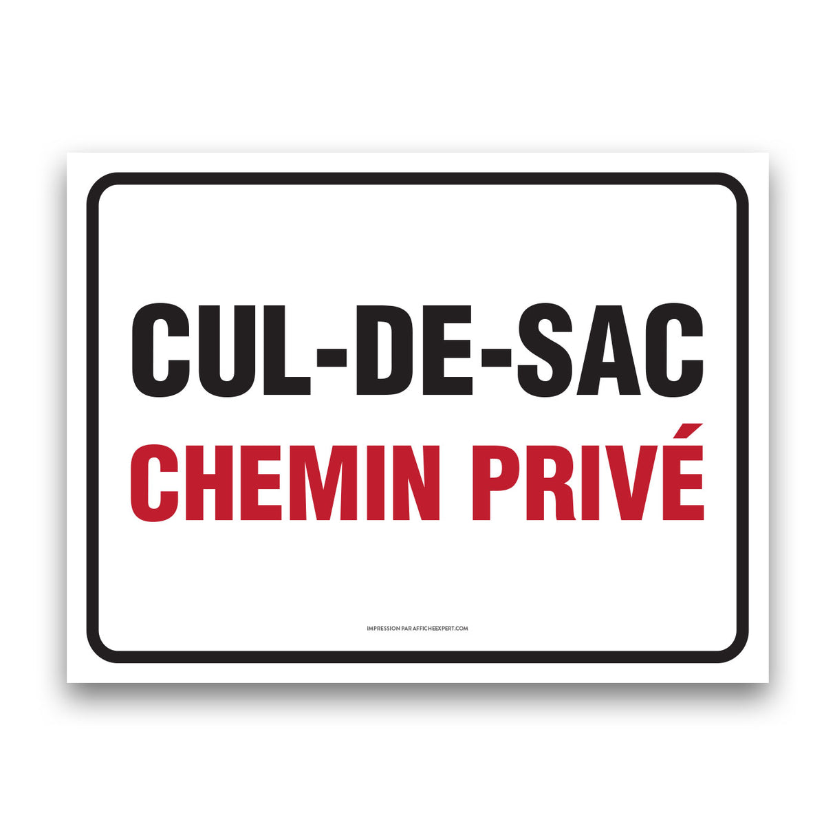 Cul-de-sac - Chemin privé