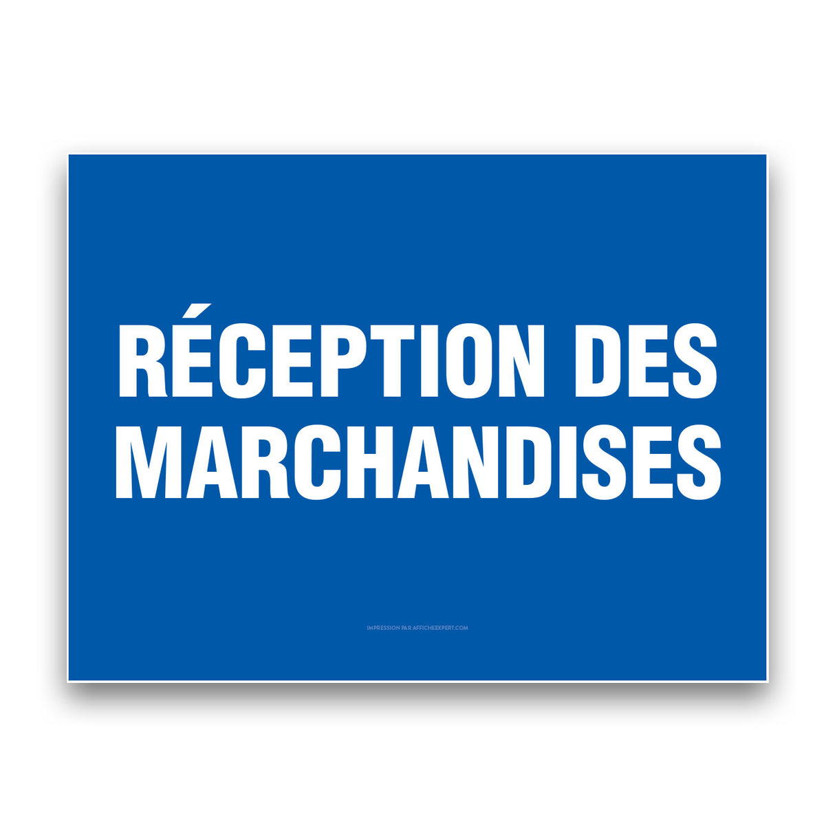 Réception des marchandises