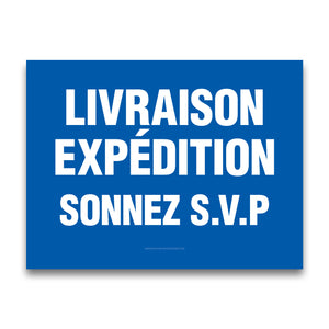 Livraison et expédition