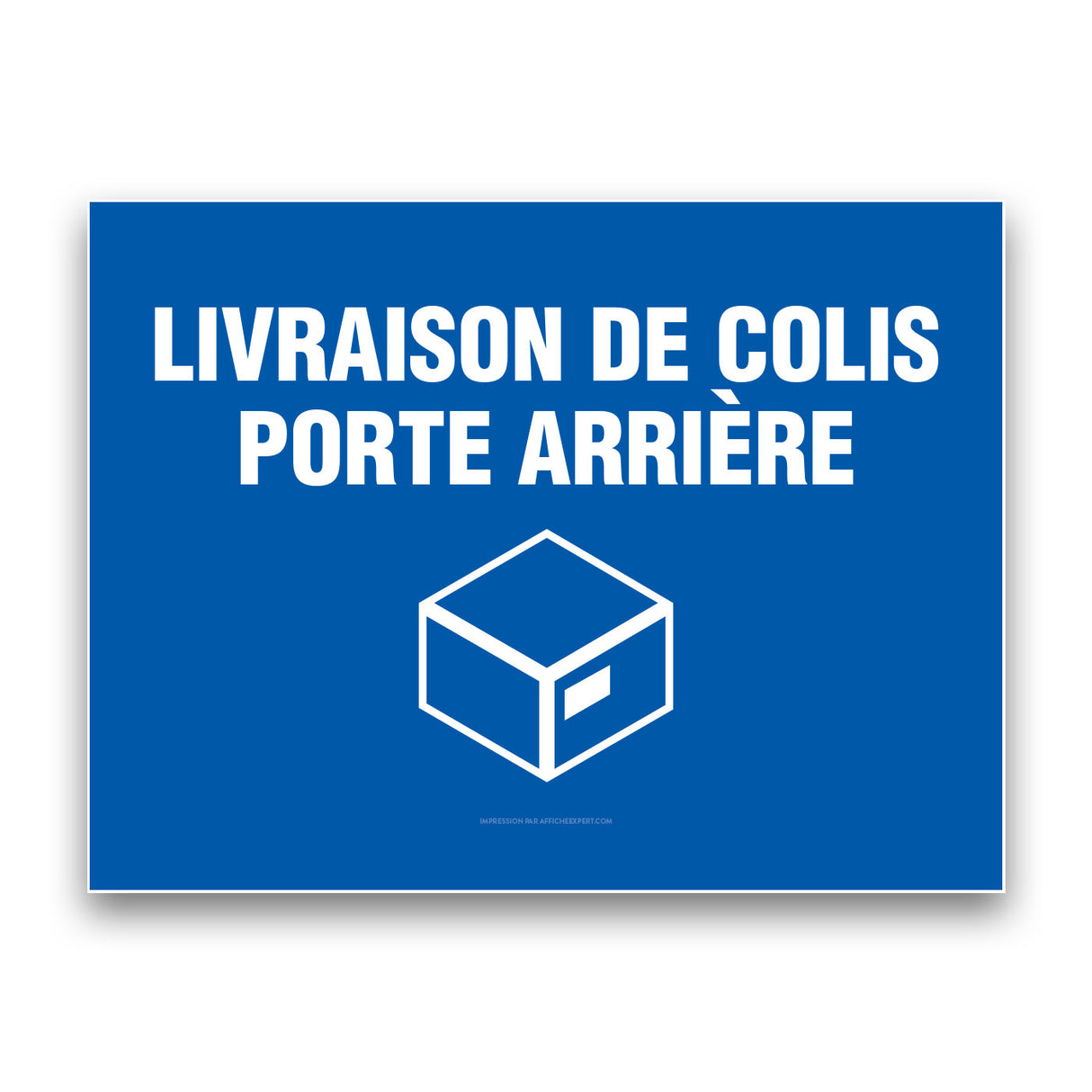 Livraison de colis - Porte arrière