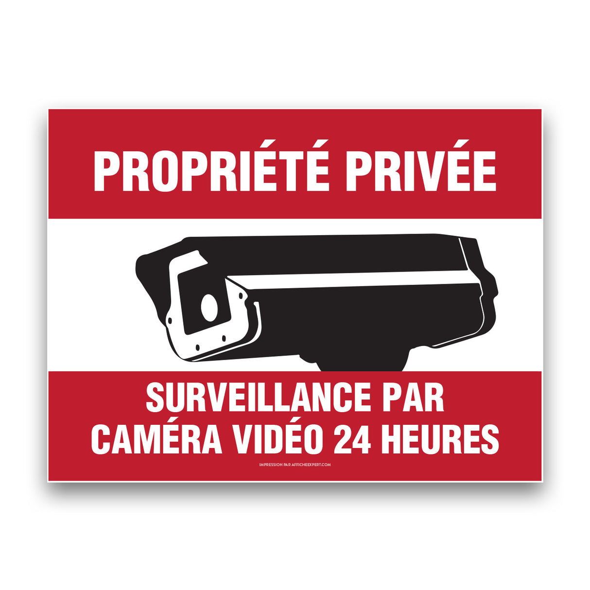 Surveillance par caméra 24 heures (Propriété privée)