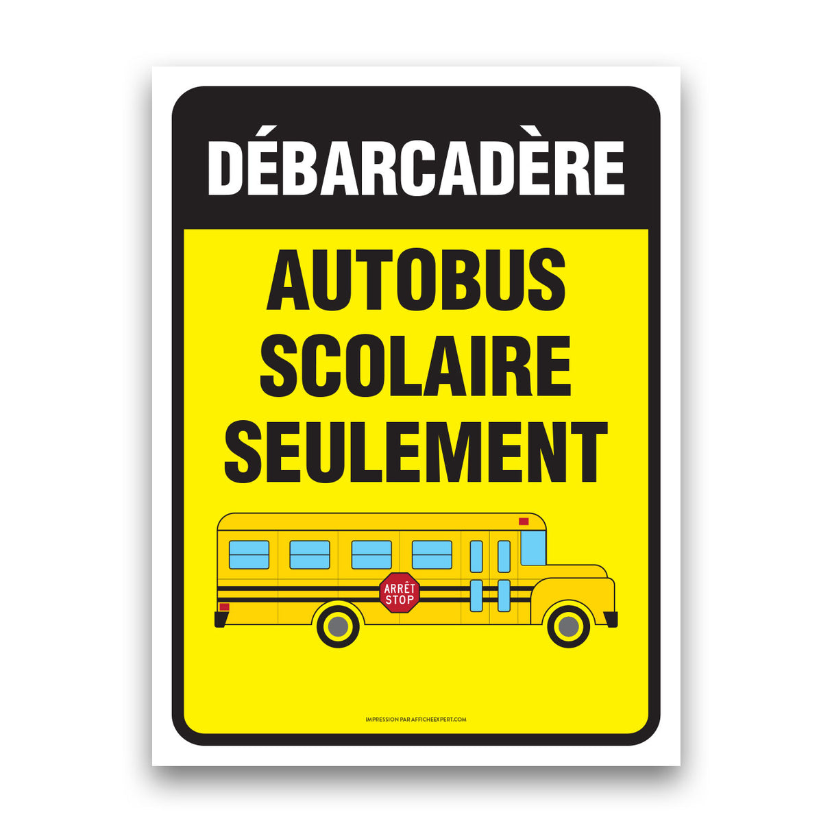 Débarcadère - Autobus scolaire seulement