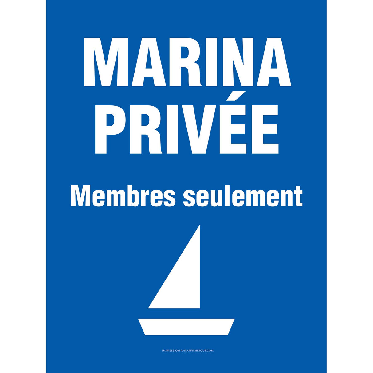 Marina privée - Membres seulement