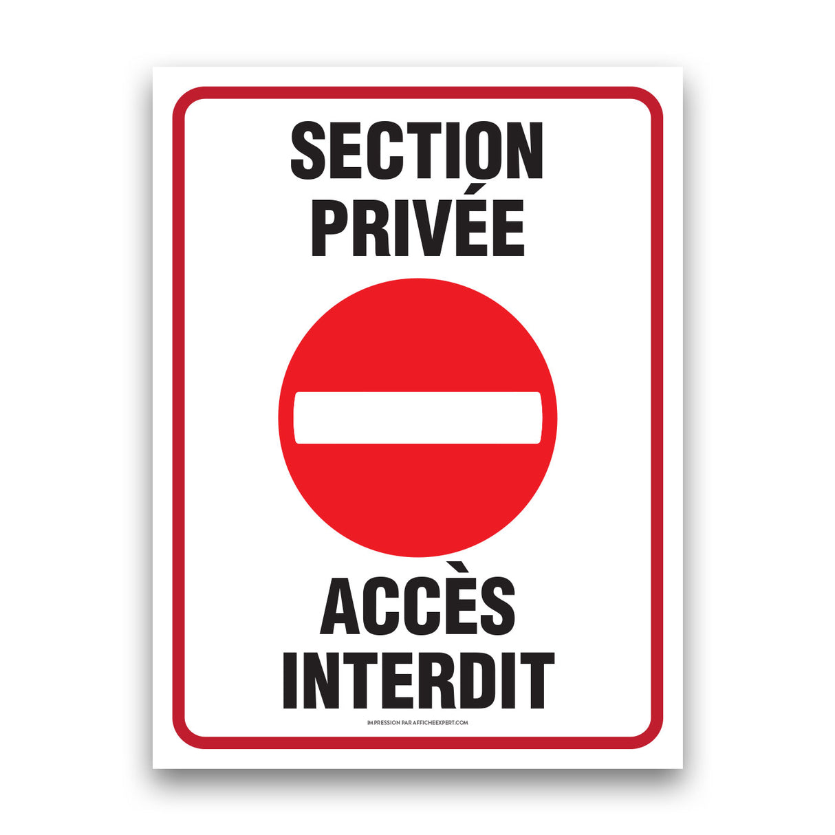 Section Privée - Accès interdit