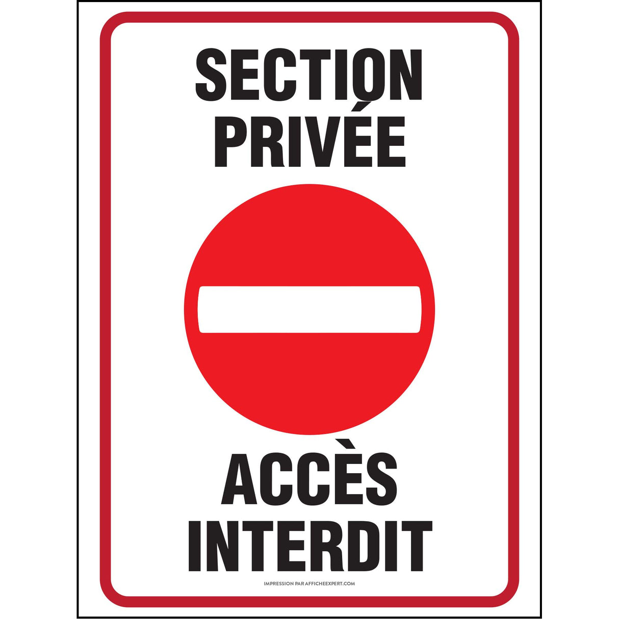 Section Privée - Accès interdit
