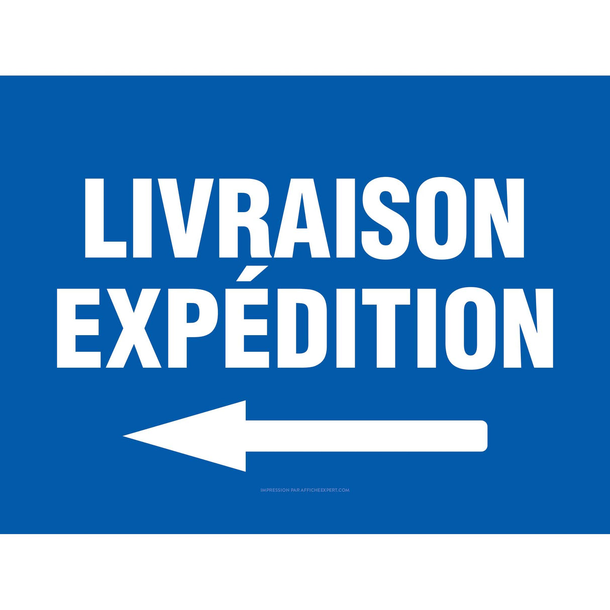 Sign - "Livraison / Expédition"