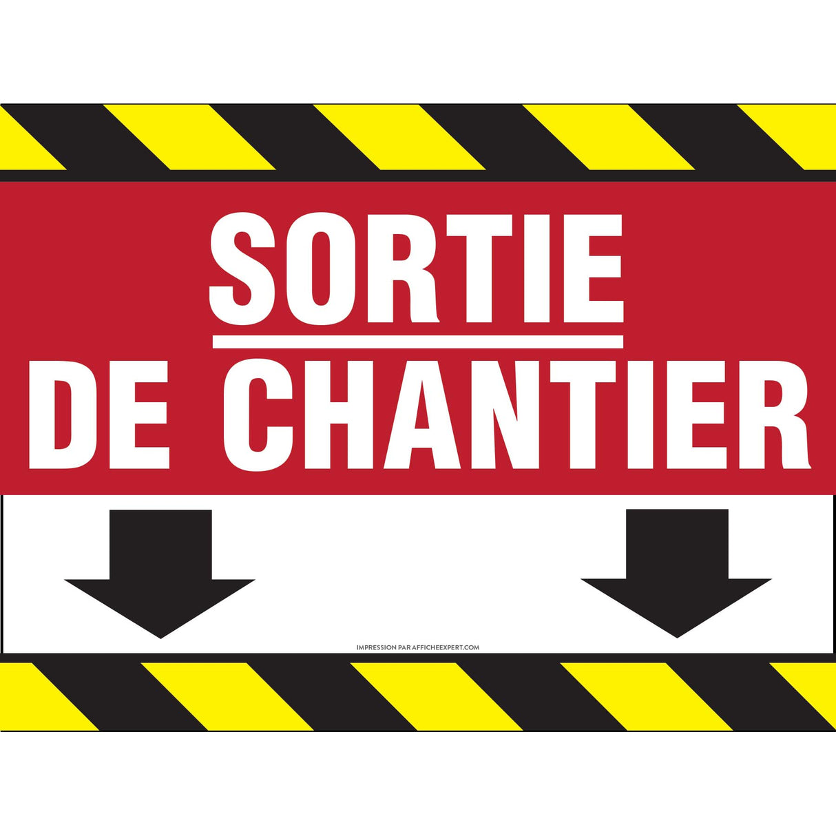 Sortie de chantier