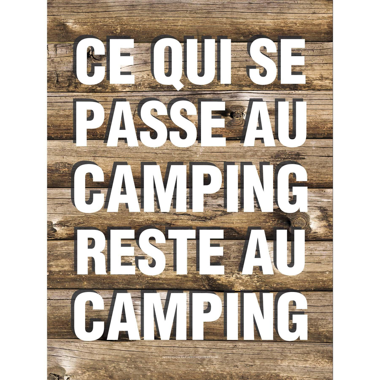 Ce qui se passe au camping, reste au camping