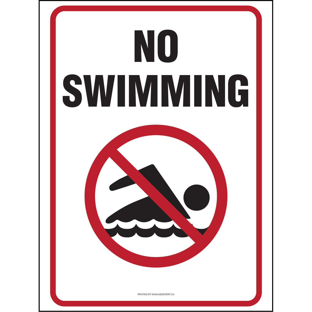 No Swimming