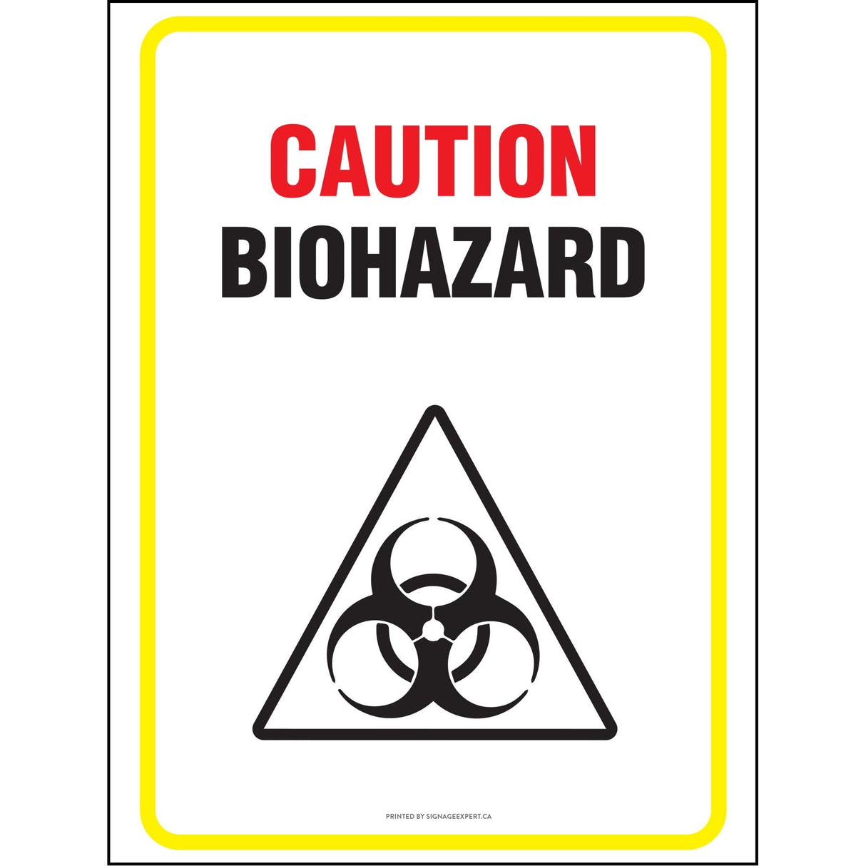 Caution Biohazard