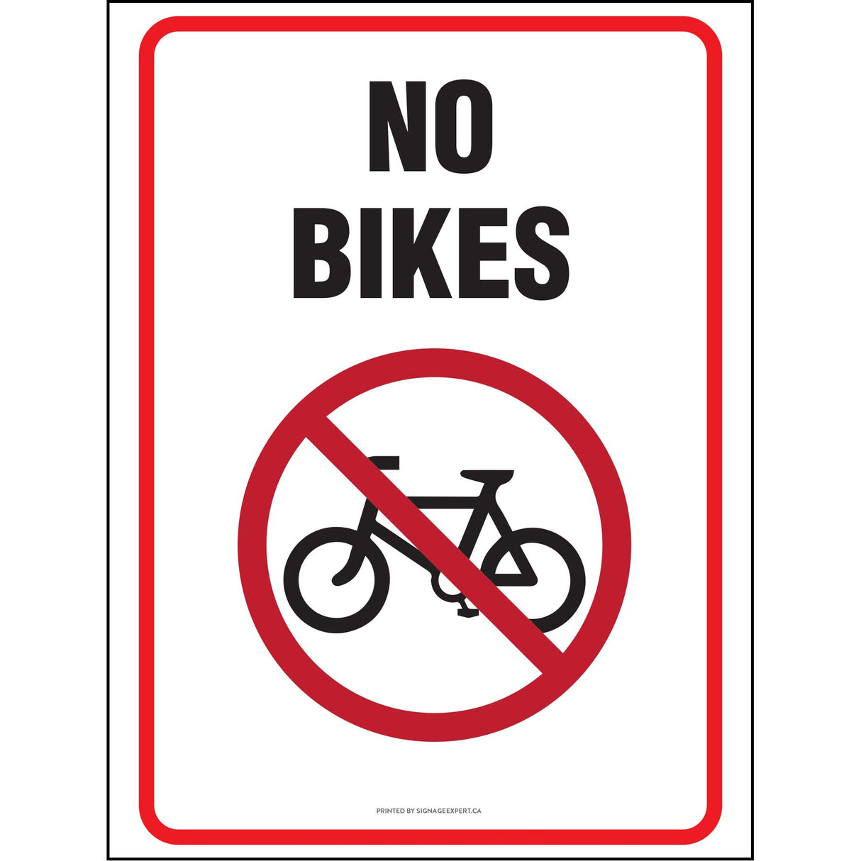 No Bikes