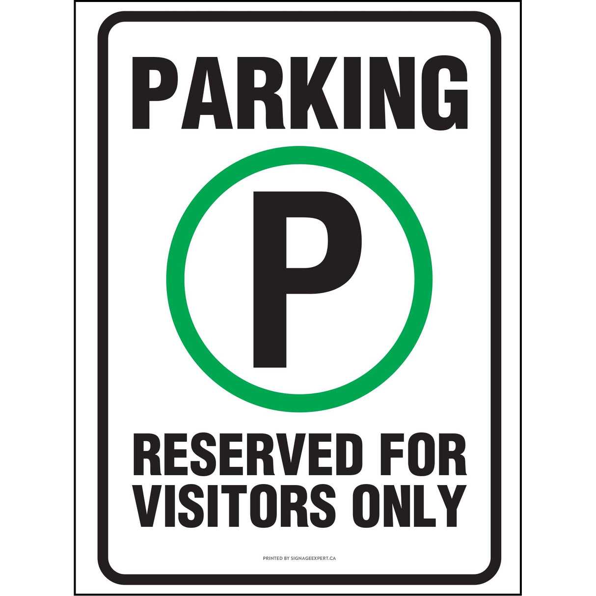 Reserved Parking - Visitors Only