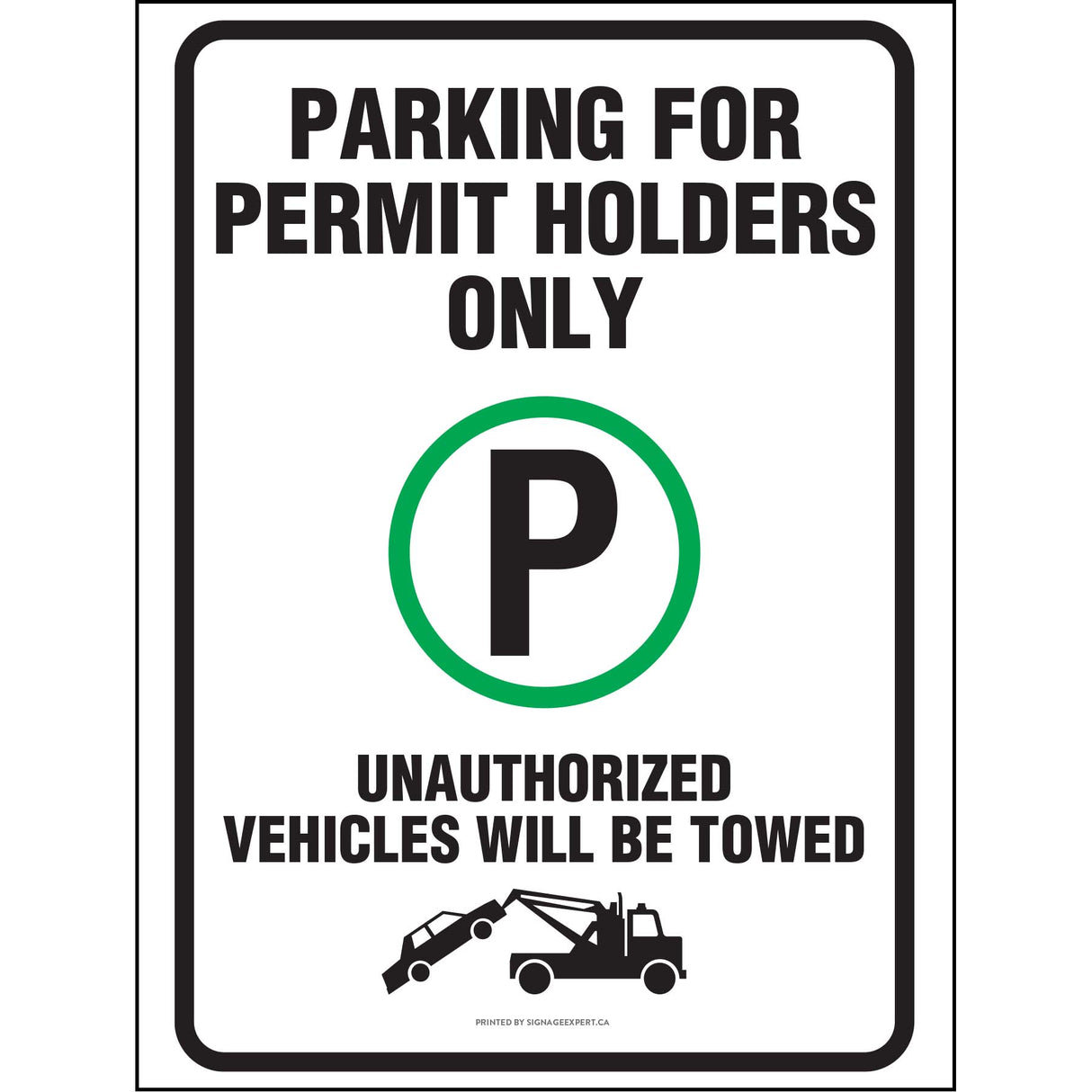 Parking For Permit Holders Only