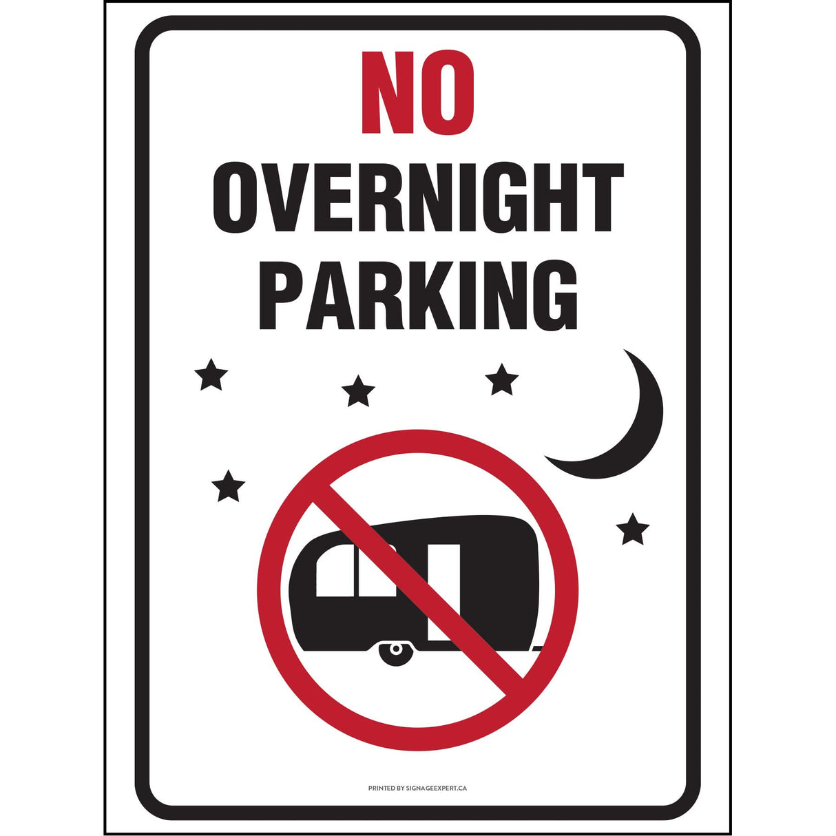 No Overnight Parking