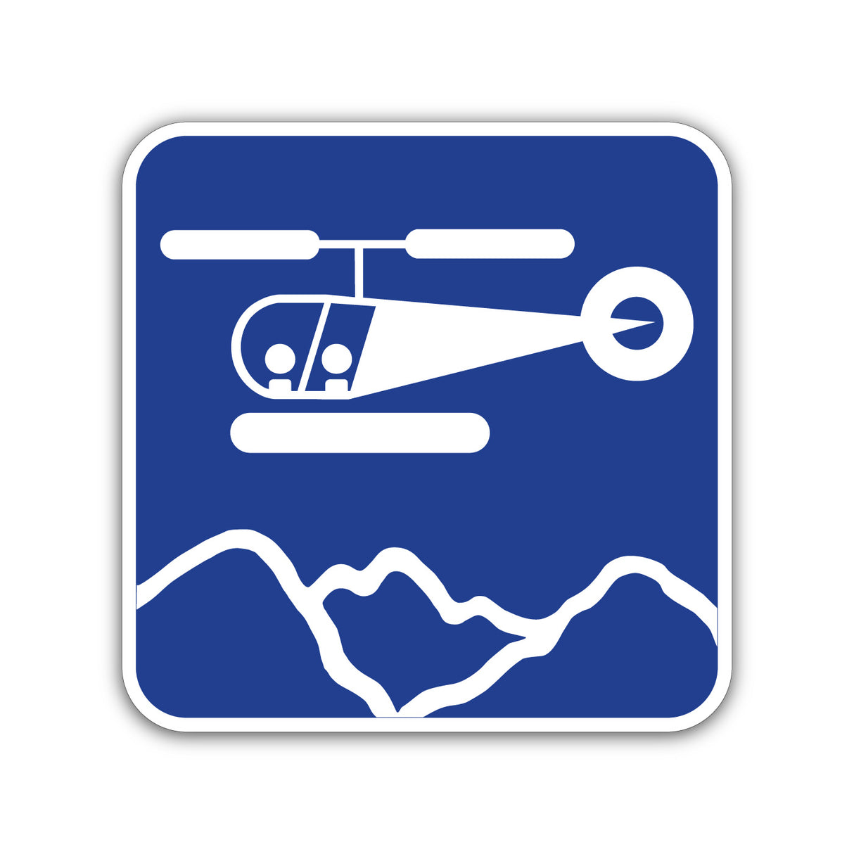 S.V.P. ralentissez chemin en gravier (CT-107)