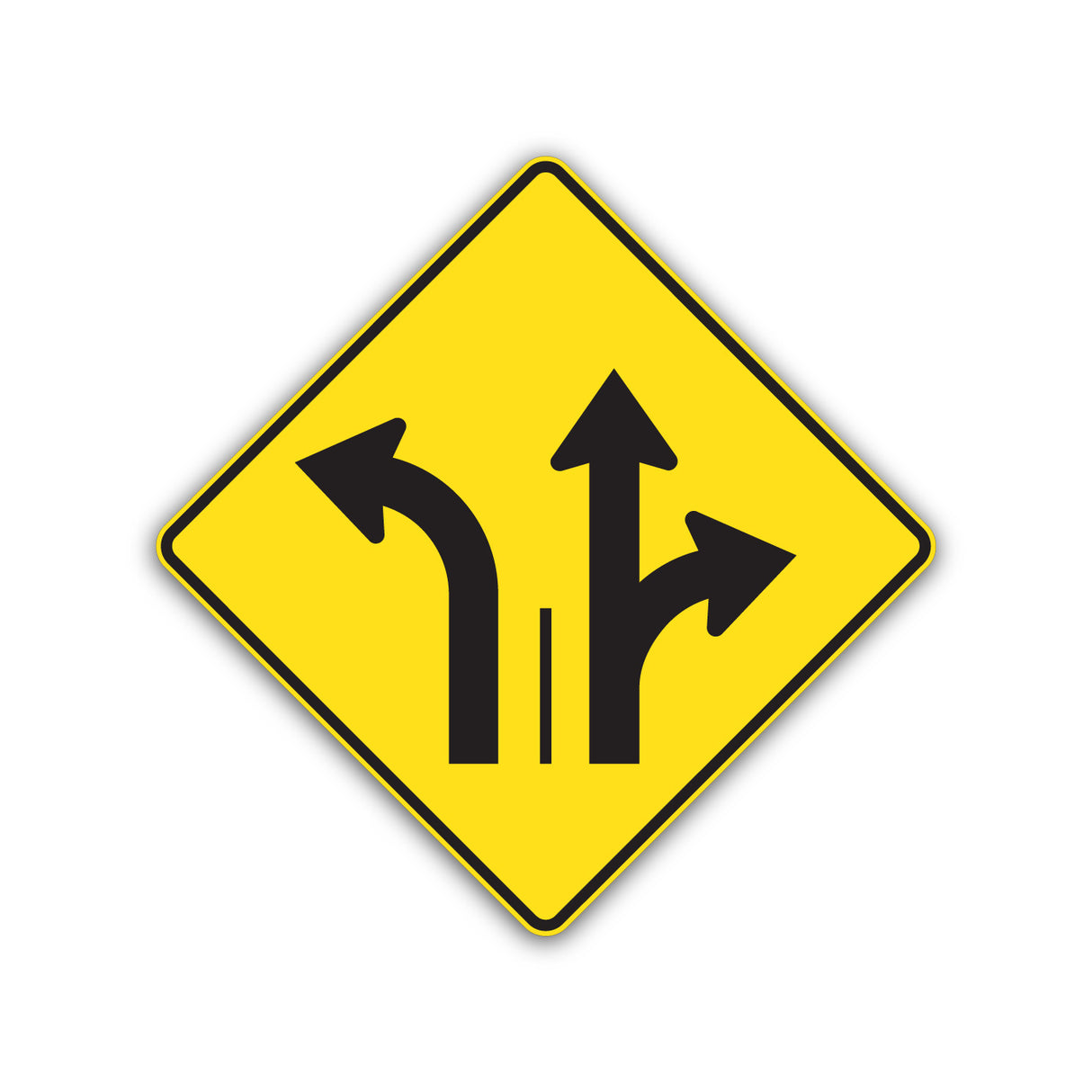 Signal avancé de direction des voies (D-100-10-G)