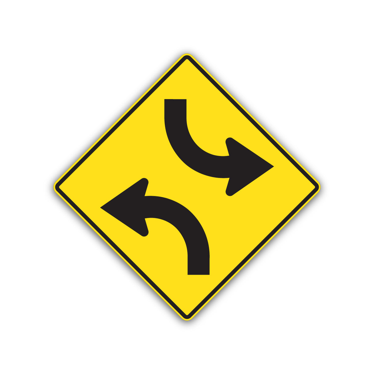 Signal avancé de direction des voies (D-100-5)