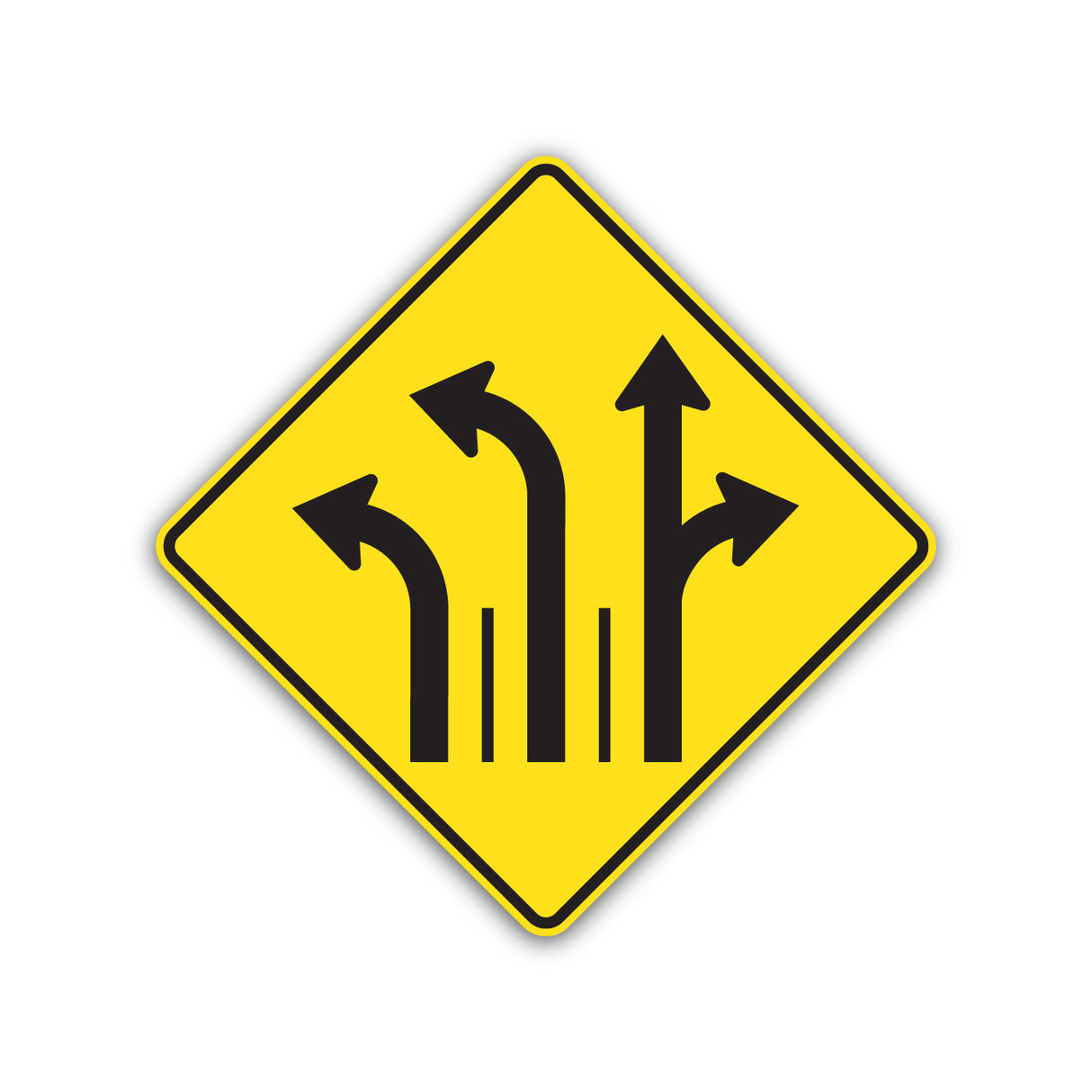 Signal avancé de direction des voies (D-100-8-Q)