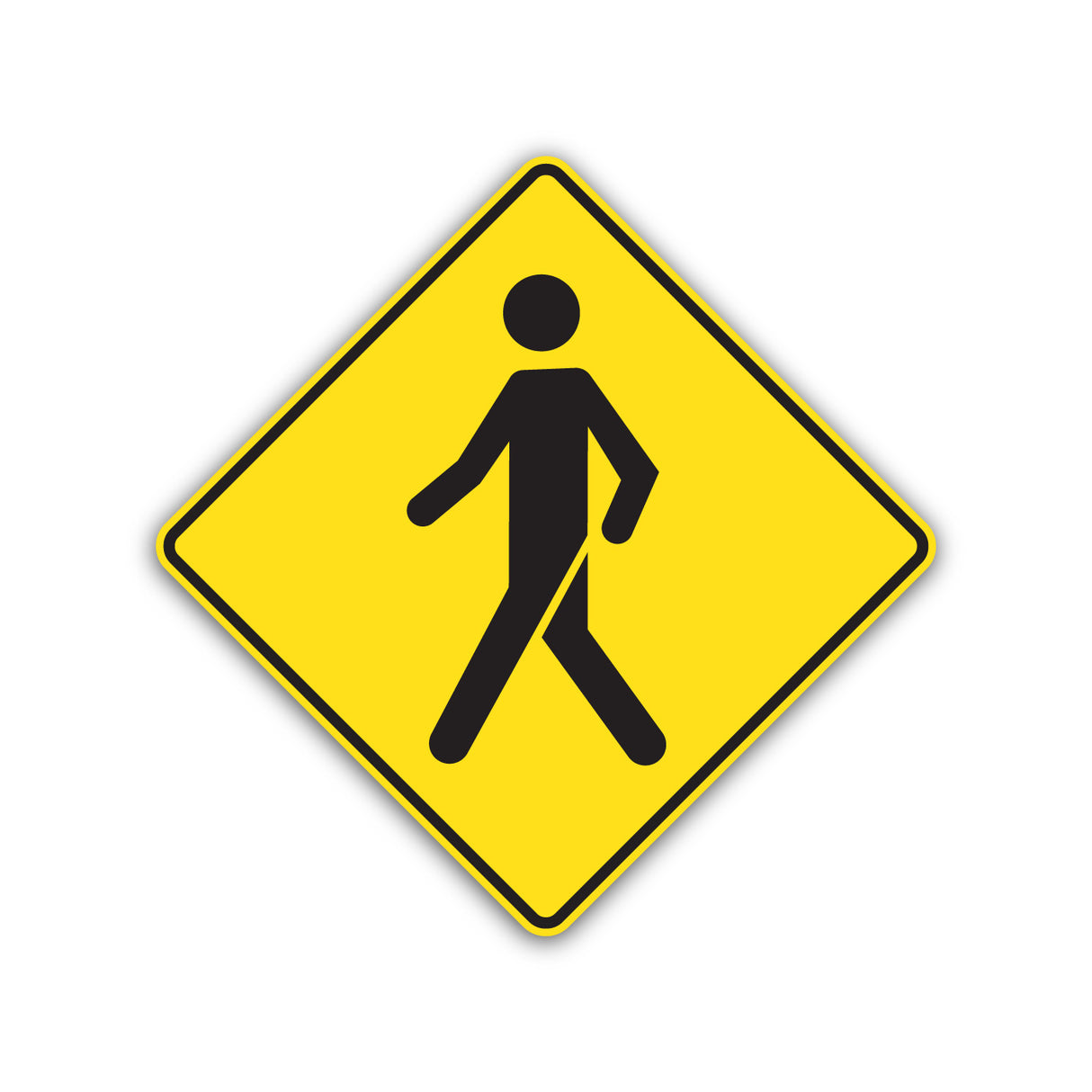 Signal avancé de passage pour piétons (D-270-2-D)