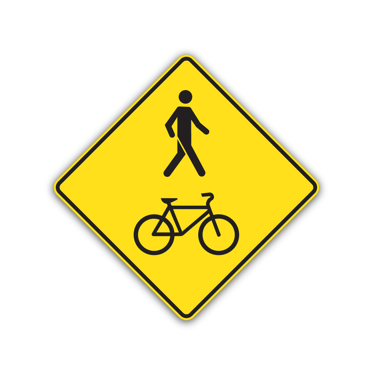 Signal avancé de passage pour piétons et pour bicyclettes (D-270-6-G)