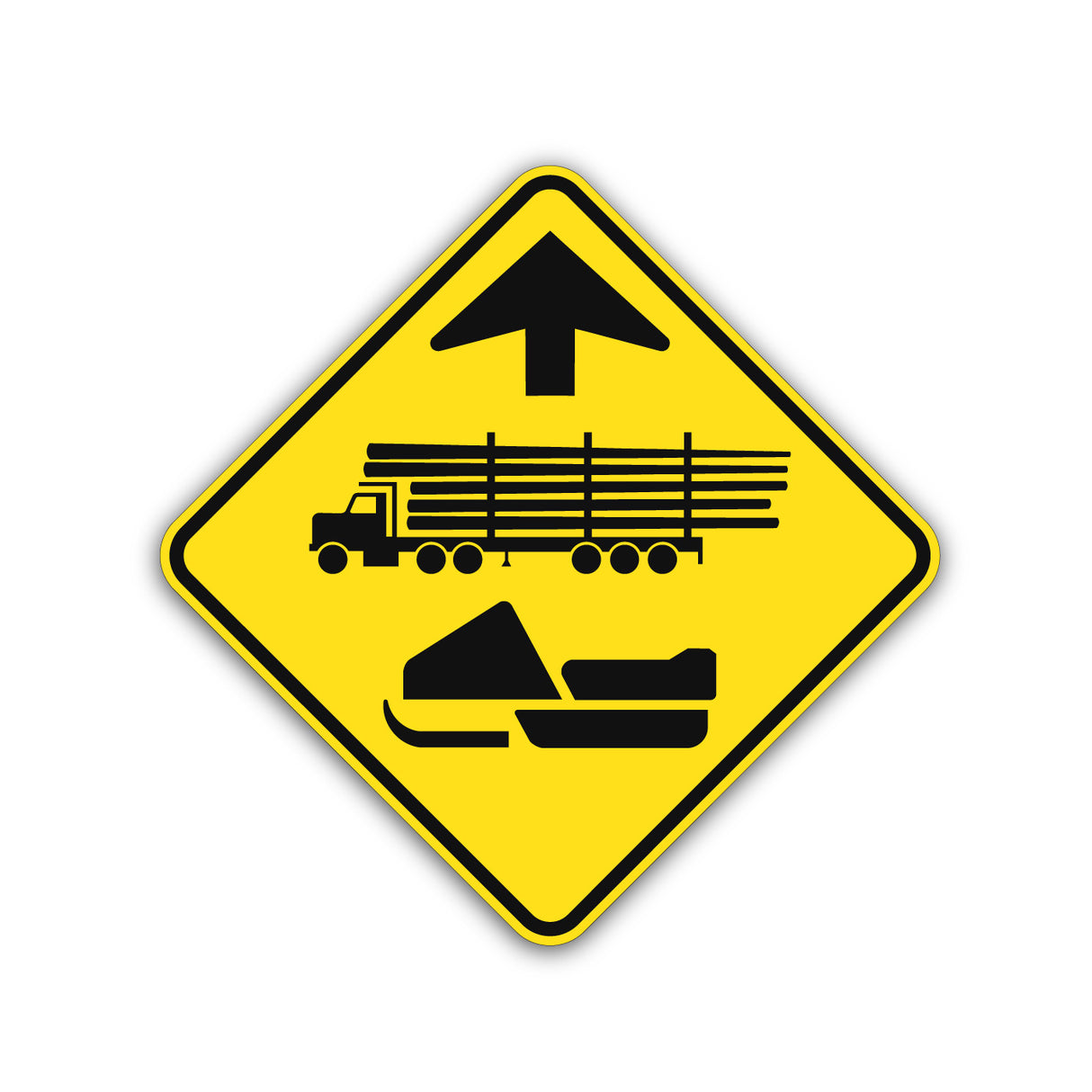 Signal avancé de chaussée désignée (D-430-6)