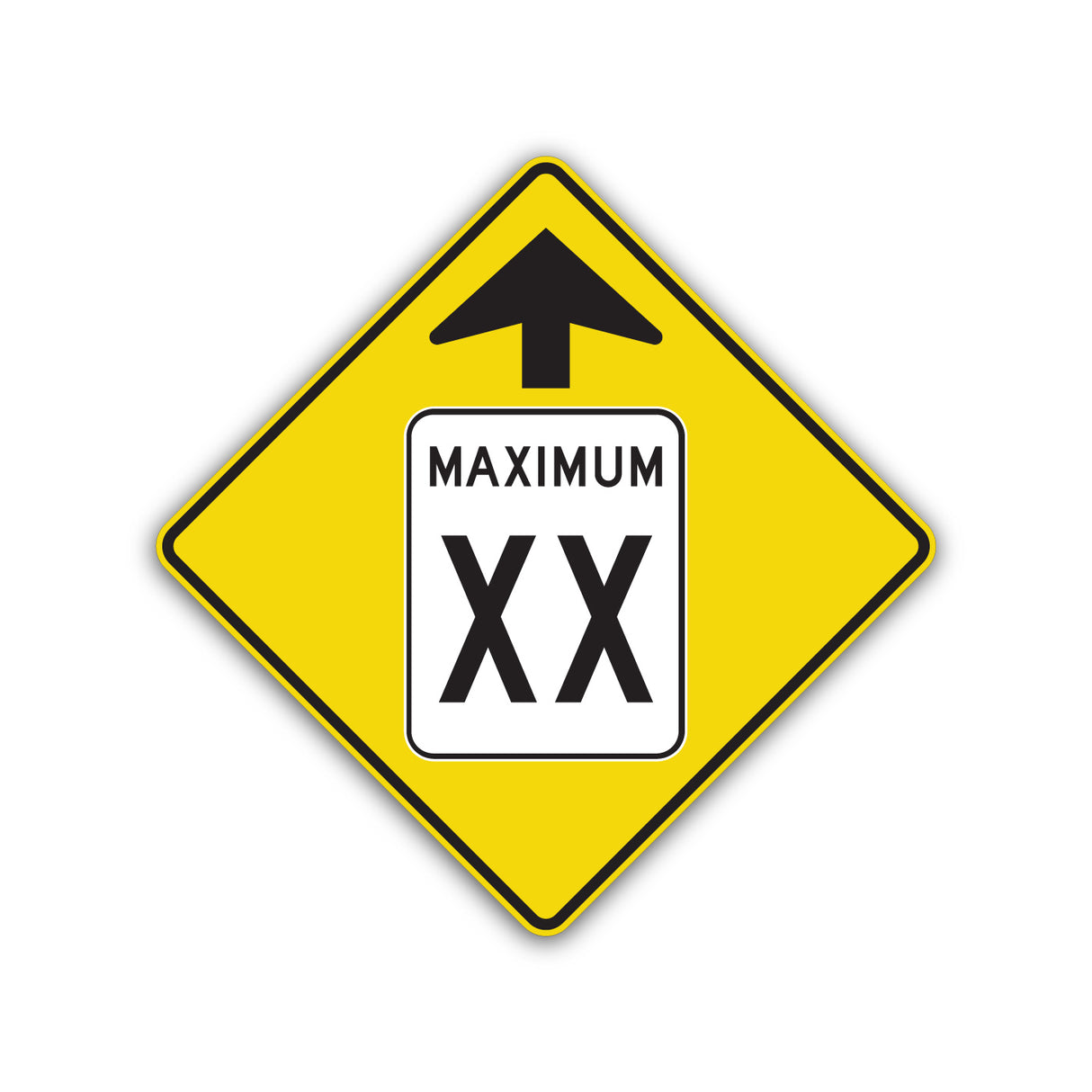 Signal avancé de limite de vitesse (D-70)
