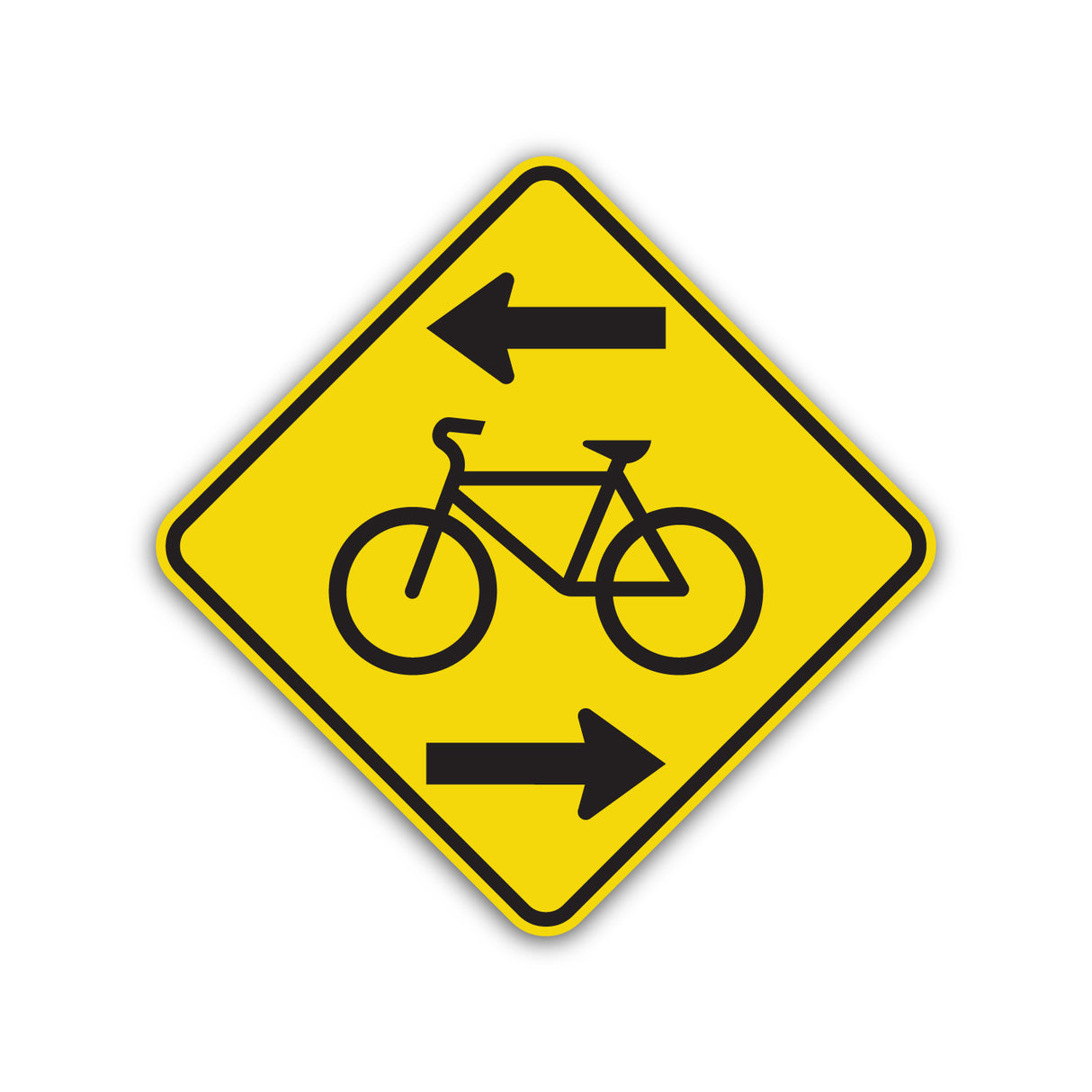 Signal avancé de circulation à double sens des bicyclettes (D-80-3)