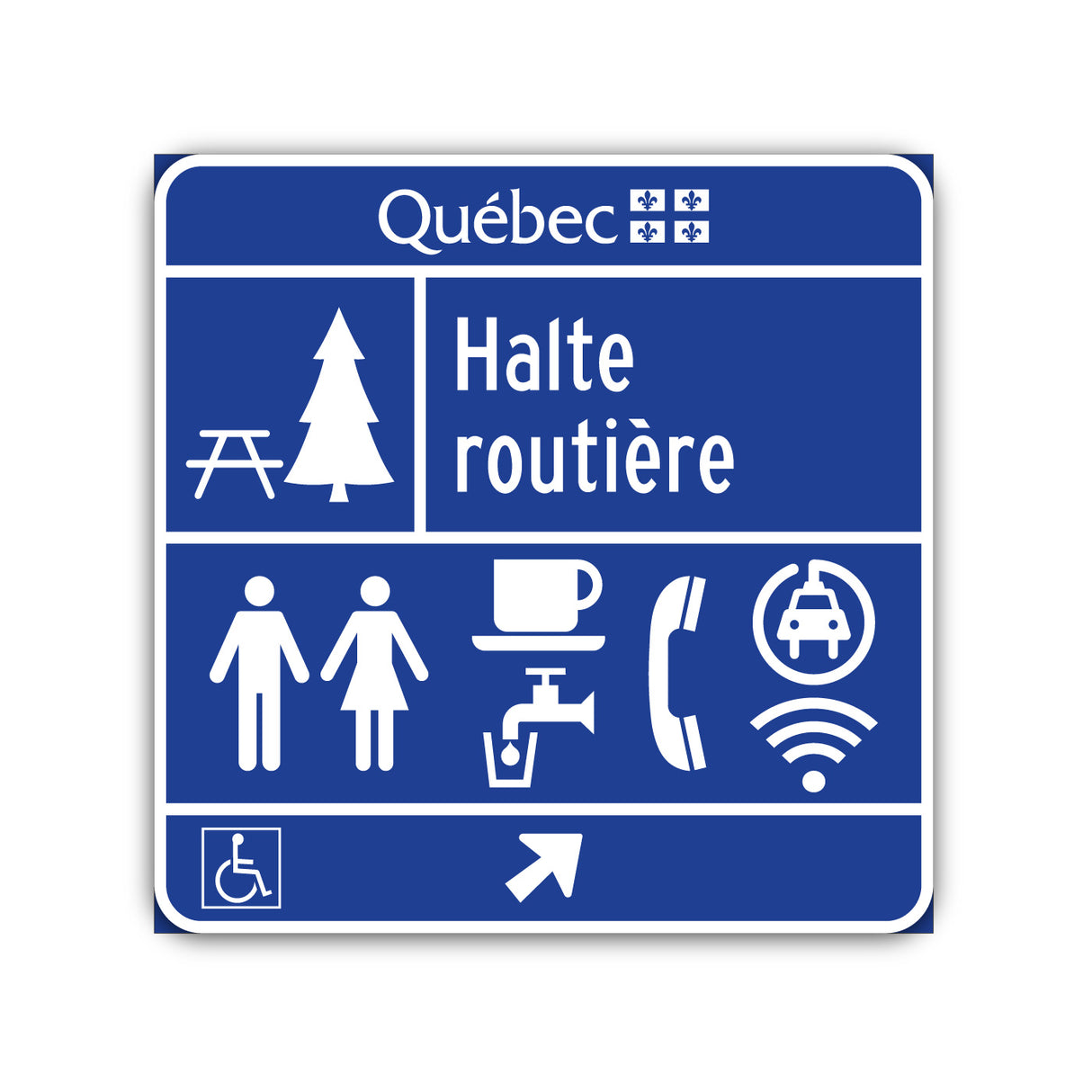 Halte routière (I-420-3)