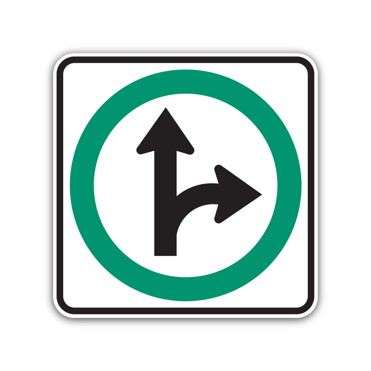 Manoeuvres obligatoires ou interdites à certaines intersections (P-110-3-D)
