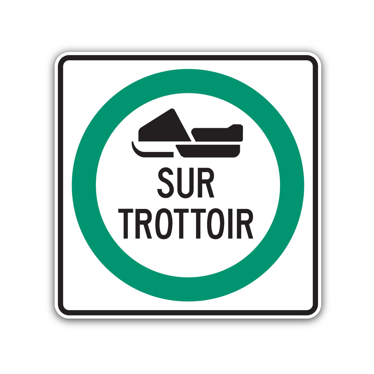Circulation sur le trottoir (P-120-31)